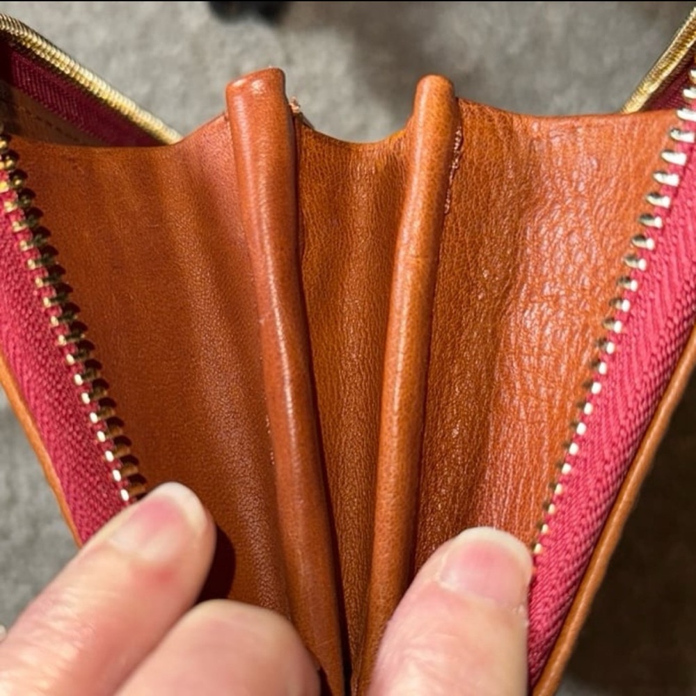 Dooney & Bourke Florentine wristlet in natural - Picture 8 of 12